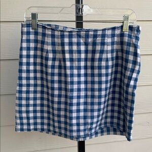 Vintage Y2K guess jeans checkered plaid academia mini cotton skirt